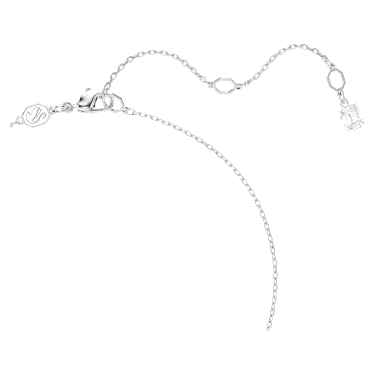Matrix 펜던트, 크리스털 펄, 라운드 컷, 화이트, 로듐 플래팅 - Swarovski, 5688751