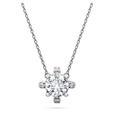 Pandantiv Galaxy, Diamante create în laborator 1.05 ct tw, Formă rotundă, Aur alb 18K - Swarovski, 5688867