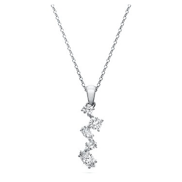 Galaxy 펜던트, 랩 그로운 다이아몬드 0.9ct tw, 믹스 쉐입, 18K 화이트 골드 - Swarovski, 5688869