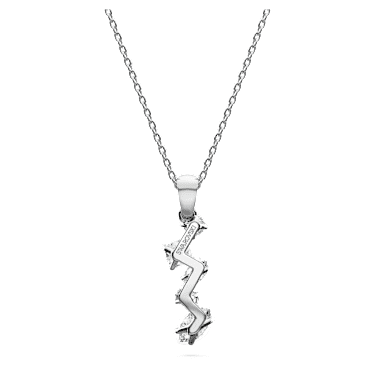 Galaxy 펜던트, 랩 그로운 다이아몬드 0.9ct tw, 믹스 쉐입, 18K 화이트 골드 - Swarovski, 5688869