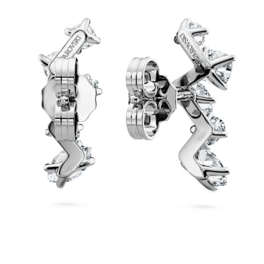 Galaxy 이어 커프, 랩 그로운 다이아몬드 1.25ct tw, 믹스 컷, 18K 화이트 골드 - Swarovski, 5688875