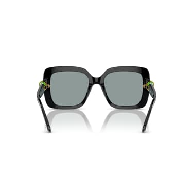 Napszemüveg, Túlméretezett, Négyszög alakú , SK6001, Fekete - Swarovski, 5689092