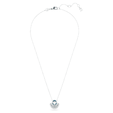 Idyllia 鏈墜, 貝殼, 藍色, 鍍白金色 - Swarovski, 5689195