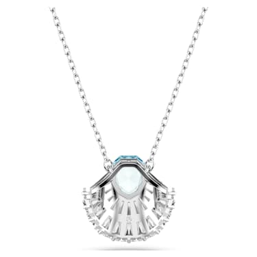 Idyllia 鏈墜, 貝殼, 藍色, 鍍白金色 - Swarovski, 5689195
