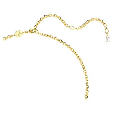 Colgante Idyllia, Perla de cristal, Tallas mixtas, Concha de mar, Blanco, Baño tono oro - Swarovski, 5689197