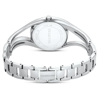 Hyperbola karpereces óra, Svájci gyártmány, Ezüstszínű, Rozsdamentes acél - Swarovski, 5689432