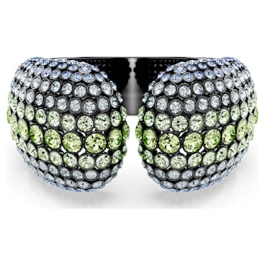 Sublima Armreif, Rundschliff, Mehrfarbig, Rutheniert - Swarovski, 5689593