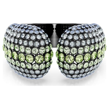 Sublima Armreif, Rundschliff, Mehrfarbig, Rutheniert - Swarovski, 5689593