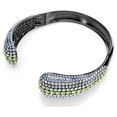 Sublima 束颈项链, 圆形切割, 流光溢彩, 镀钌 - Swarovski, 5689599