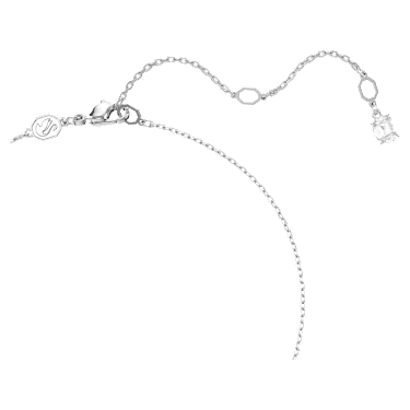 Matrix Set, Kristallperle, Rundschliff, Weiß, Rhodiniert - Swarovski, 5689624