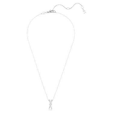 Hyperbola 펜던트, 믹스 컷, 트위스트, 화이트, 로듐 플래팅 - Swarovski, 5689723