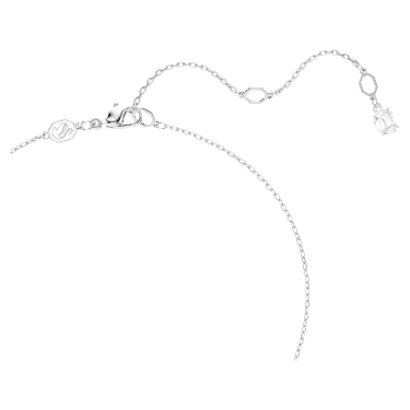 Hyperbola 펜던트, 믹스 컷, 트위스트, 화이트, 로듐 플래팅 - Swarovski, 5689723