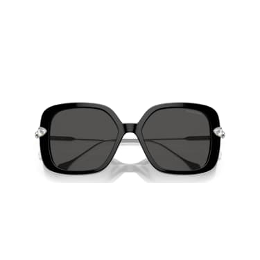 Occhiali da sole, Oversize, Forma quadrata, SK6011, Neri - Swarovski, 5689797