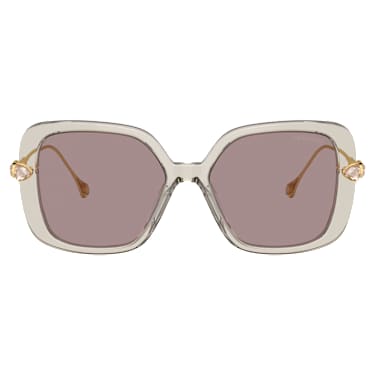 Lunettes de soleil, Oversize, Forme carrée, SK6011, Violettes - Swarovski, 5689798