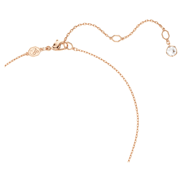 Connexus pendant, Mixed cuts, Heart, White, Mixed metal finish - Swarovski, 5690036