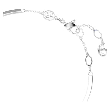 Connexus bracelet, Mixed cuts, `Love is around`, Blue, Rhodium plated - Swarovski, 5690039