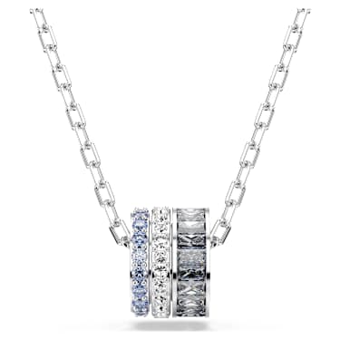 Connexus pendant, Mixed cuts, `Love is around`, Multicolored, Rhodium plated - Swarovski, 5690041