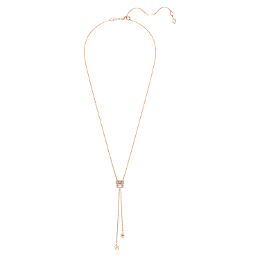 Connexus Y 펜던트, 믹스 컷, `Love is around`, 핑크, 로즈골드 톤 플래팅 - Swarovski, 5690044