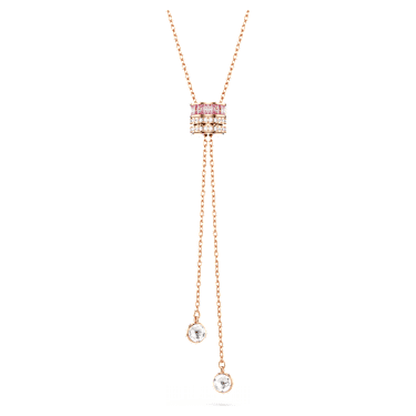 Connexus Y 펜던트, 믹스 컷, `Love is around`, 핑크, 로즈골드 톤 플래팅 - Swarovski, 5690044