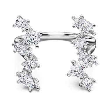 Anello aperto Galaxy, Diamanti creati in laboratorio 1,25 ct tw, Forme miste, Oro bianco 18 K - Swarovski, 5690404