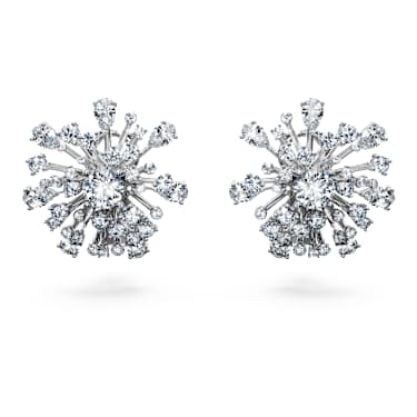 Galaxy 스터드 이어링, 랩 그로운 다이아몬드 5.5ct tw, 믹스 쉐입, 18K 화이트 골드 - Swarovski, 5690409