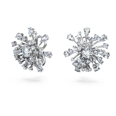 Galaxy 스터드 이어링, 랩 그로운 다이아몬드 5.5ct tw, 믹스 쉐입, 18K 화이트 골드 - Swarovski, 5690409