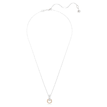 Connexus Anhänger, Verschiedene Schliffe, `Love is around`, Weiß, Metallmix - Swarovski, 5691179