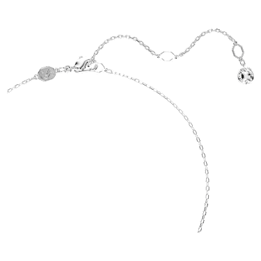 Connexus medál, Vegyes metszés, `Love is around`, Fehér, Kevertfém-felület - Swarovski, 5691179