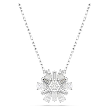 Idyllia 펜던트, 믹스 컷, 눈꽃, 화이트, 로듐 플래팅 - Swarovski, 5691484
