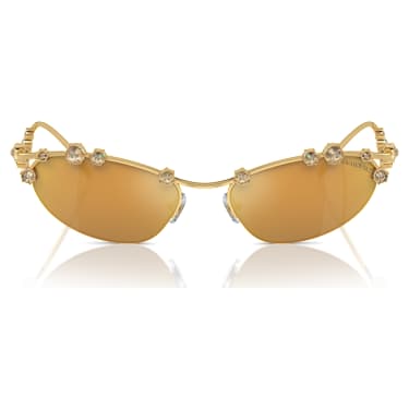 Sunglasses, Cat-eye shape, SKU001, Gold tone - Swarovski, 5691642