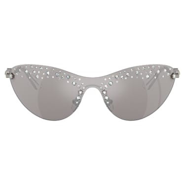 Sunglasses, Mask, Silver tone - Swarovski, 5691643