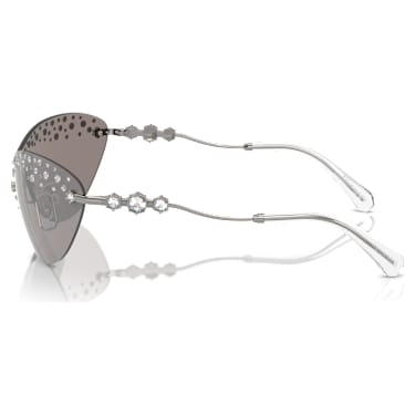 Sunglasses, Mask, Silver tone - Swarovski, 5691643
