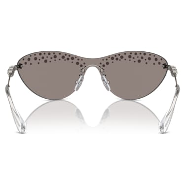 Sunglasses, Mask, Silver tone - Swarovski, 5691643