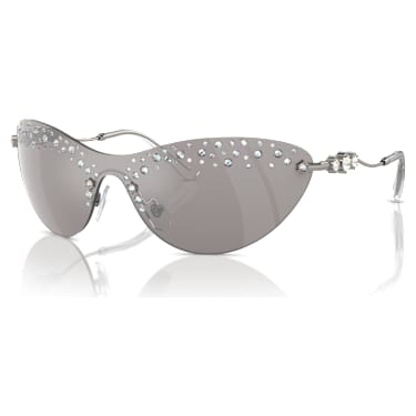 Sunglasses, Mask, Silver tone - Swarovski, 5691643