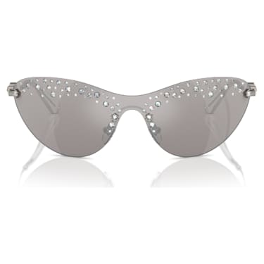 Sunglasses, Mask, Silver tone - Swarovski, 5691643
