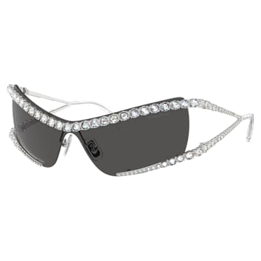 Sunglasses, Mask, Grey - Swarovski, 5691648