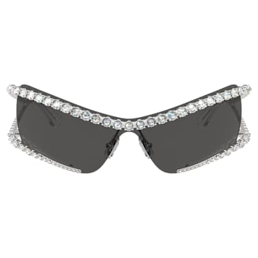 Sunglasses, Mask, Grey - Swarovski, 5691648