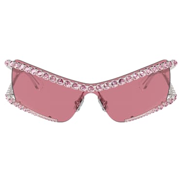 Occhiali da sole, Mascherina, Rosa - Swarovski, 5691649