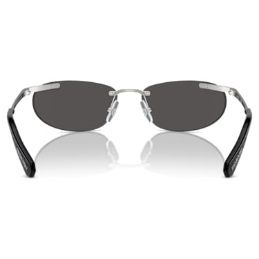 Sonnenbrille, Ovale Form, Schwarz - Swarovski, 5691652