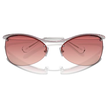 Sunglasses, Oval shape, SK7018, Pink - Swarovski, 5691654