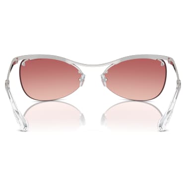 Sunglasses, Oval shape, SK7018, Pink - Swarovski, 5691654