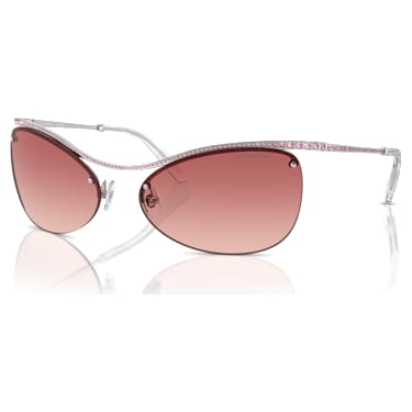 Sunglasses, Oval shape, SK7018, Pink - Swarovski, 5691654
