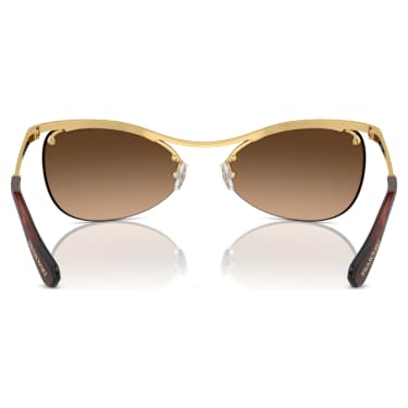 Gafas de sol, Forma ovalada, SK7018, Marrones - Swarovski, 5691655