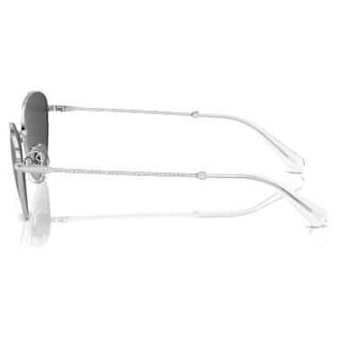 Sunglasses, Cat-eye shape, SK7014, Black - Swarovski, 5691657
