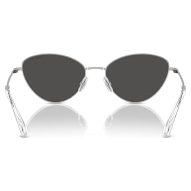 Sunglasses, Cat-eye shape, SK7014, Black - Swarovski, 5691657