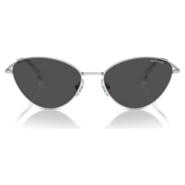 Sunglasses, Cat-eye shape, SK7014, Black - Swarovski, 5691657