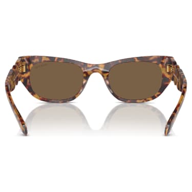 Sunglasses, Oval shape, SK6022, Brown - Swarovski, 5691701