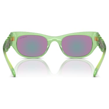 Sonnenbrille, Ovale Form, SK6022, Grün - Swarovski, 5691704