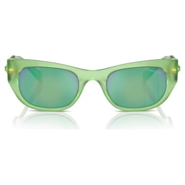 Sonnenbrille, Ovale Form, SK6022, Grün - Swarovski, 5691704