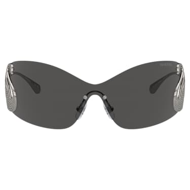 Sunglasses, Mask, Swan, SK7020, Gray - Swarovski, 5691705